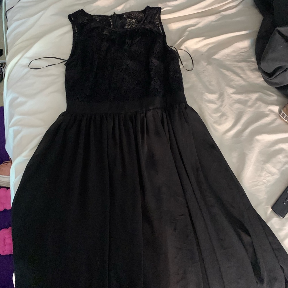 formal black dress
